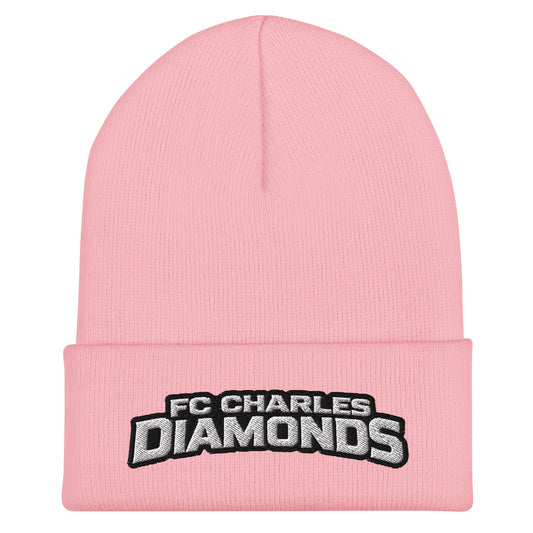 Cuffed Beanie | FC Charles: Diamonds | Shield Logo
