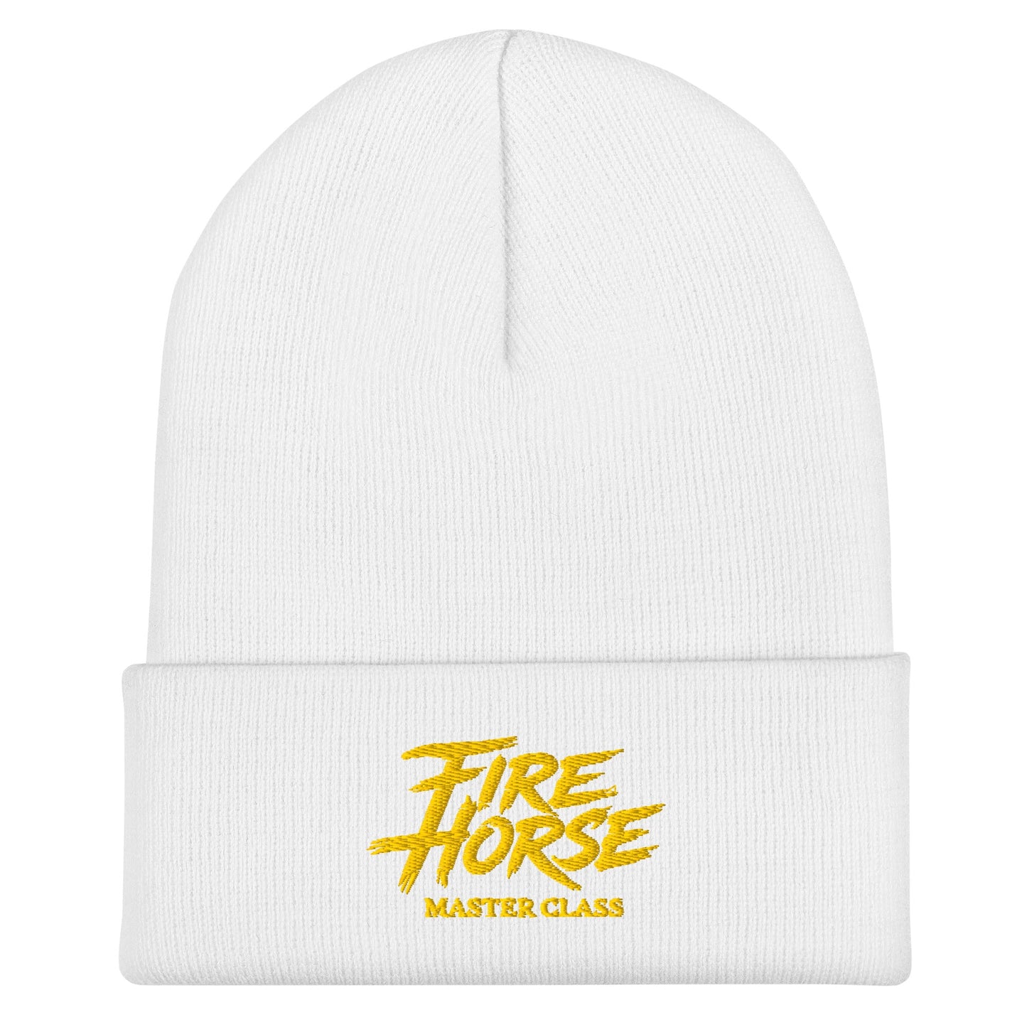 Cuffed Beanie | Fire Horse Masters | Modern Script Logo