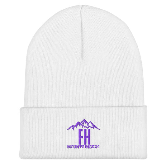 Cuffed Beanie | Friday Harbor High School Mountaineers Club | Mountaineers Logo