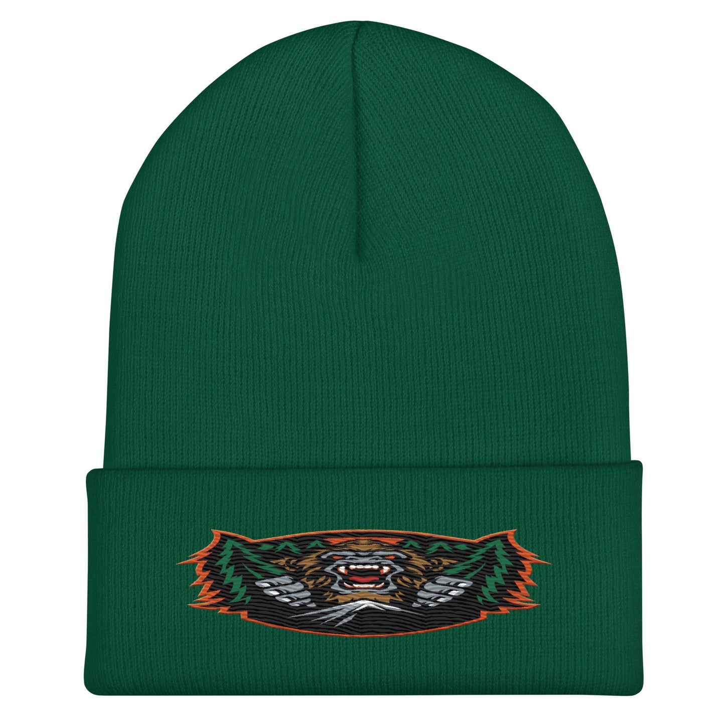 Cuffed Beanie | JBLM Bigfoot Hockey Team | Mascot Logo