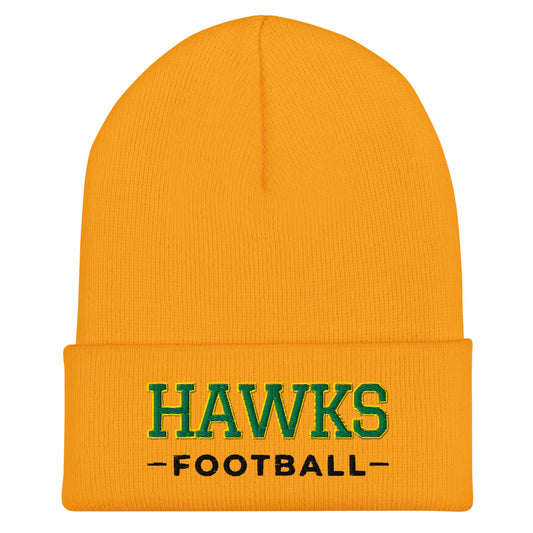 Cuffed Beanie | Lake Minneola Hawks Football | Mark Logo