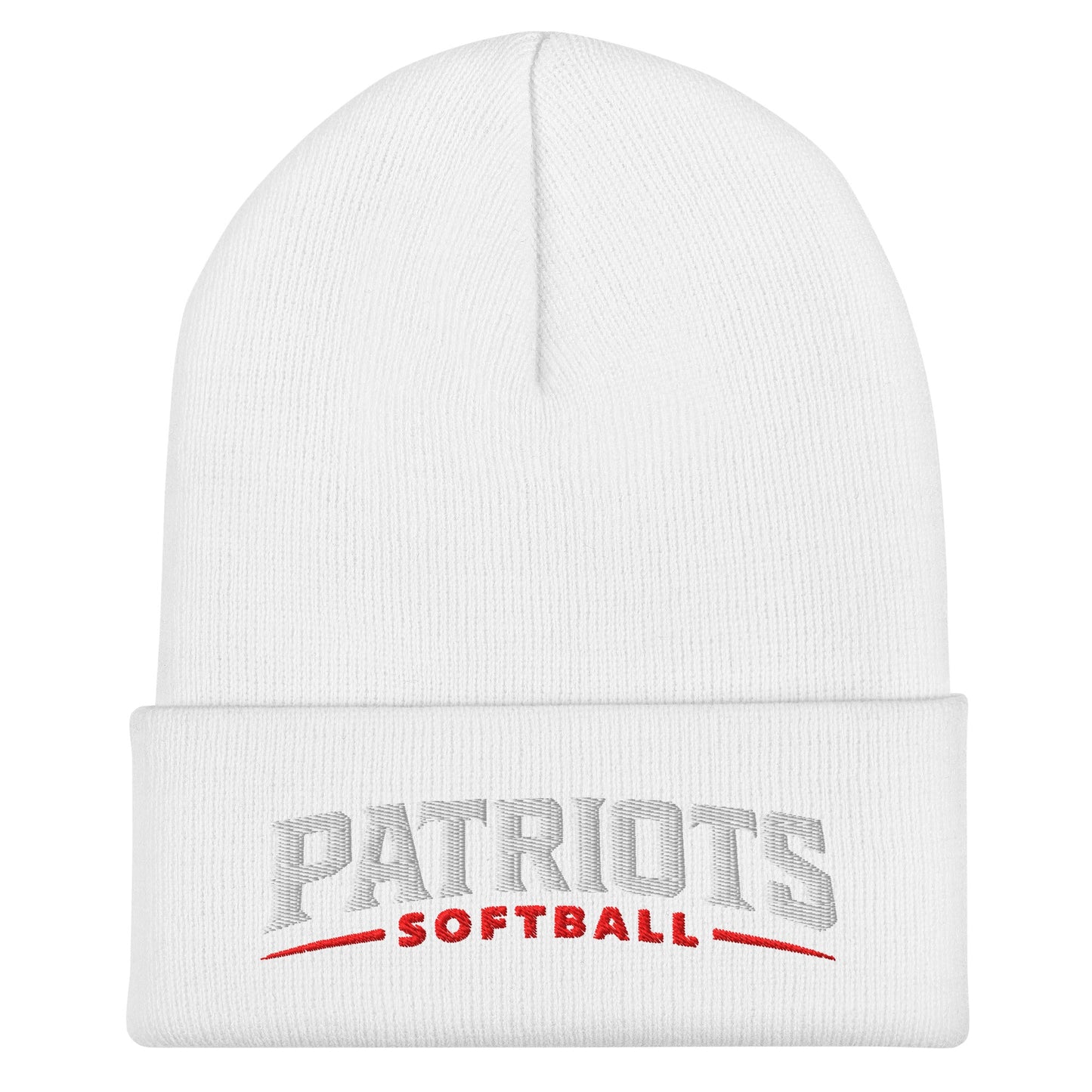 Cuffed Beanie | LFMS Athletics | Patriots Softball Logo