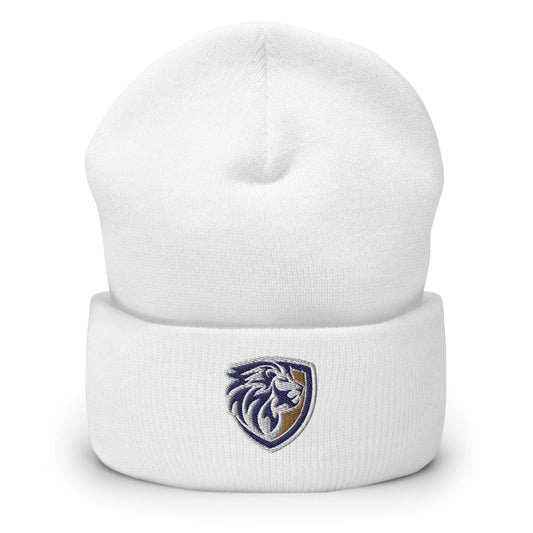 Cuffed Beanie Lion Mascot - Solebury Wrestling Club