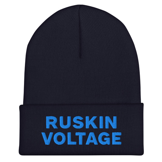 Cuffed Beanie | Maximum Voltage Athletics District | Hoop Crest Logo