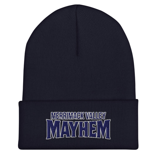 Cuffed Beanie | Merrimack Valley Mayhem | Script Logo