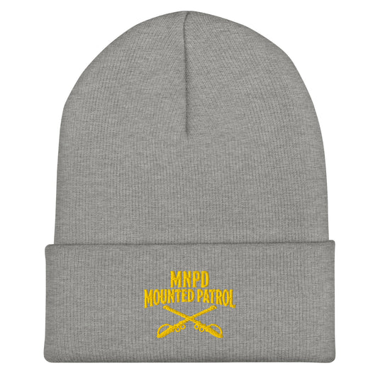 Cuffed Beanie | Metro Nashville Police Department Horse Mounted Patrol | Sabres MNPD Logo