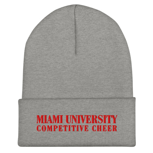 Cuffed Beanie | Miami University Competitive Cheer Team