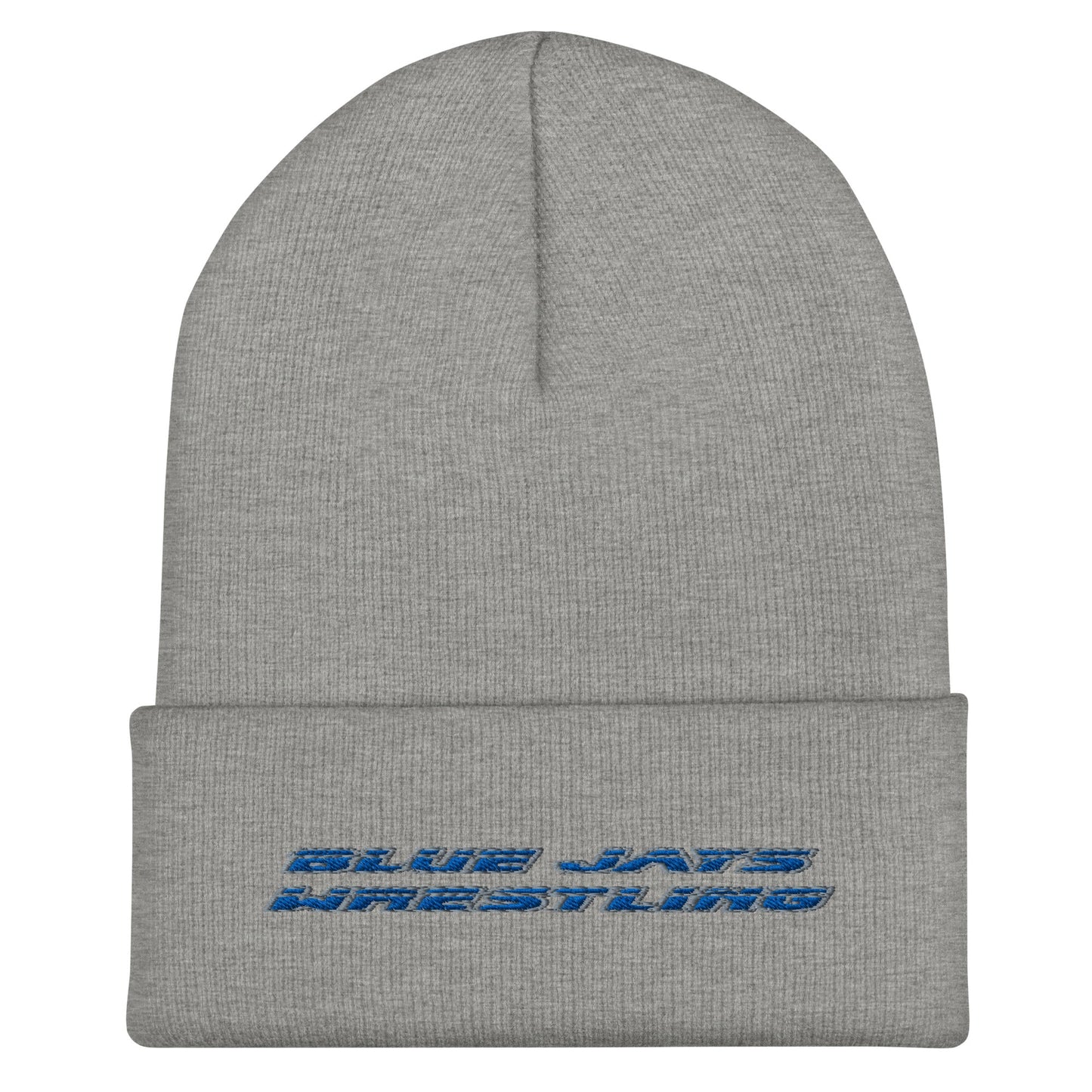 Cuffed Beanie | Middlesex Bluejays Wrestling | Retro Wrestling Logo