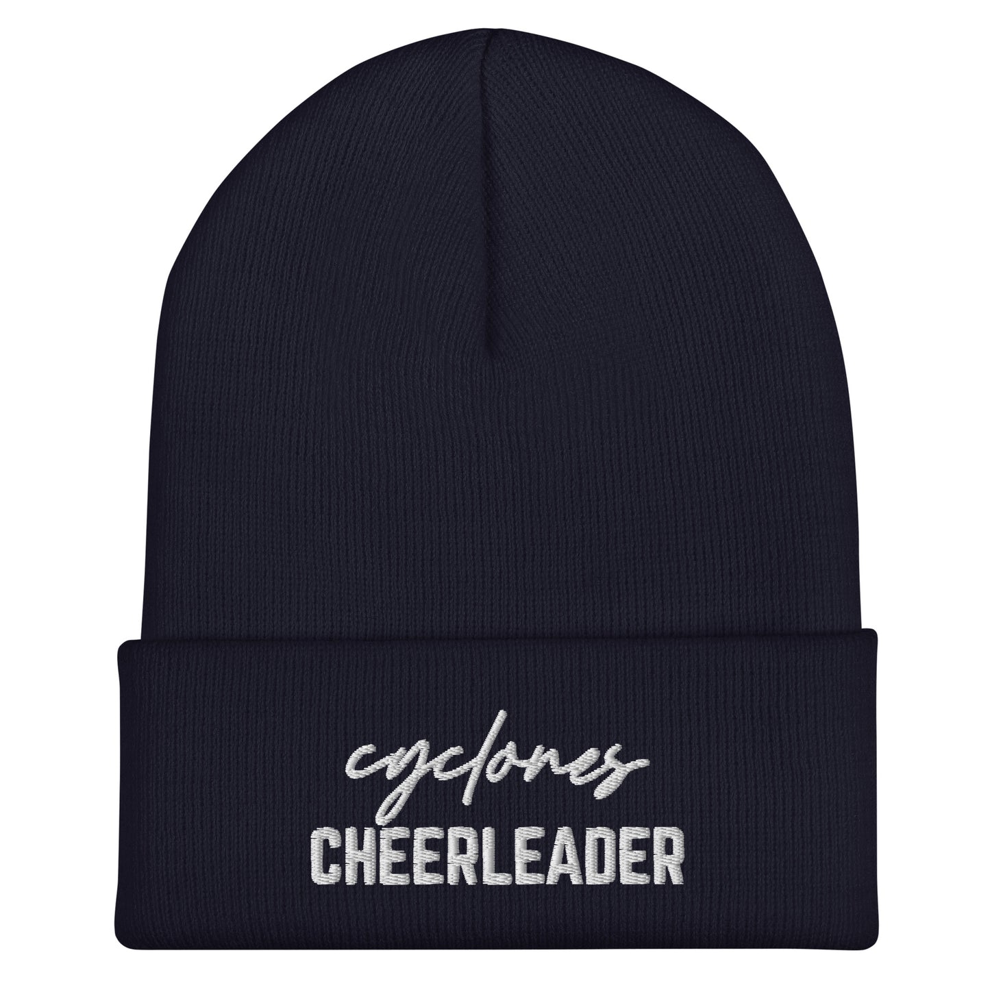Cuffed Beanie | Eastern View High School Cheer | Script Logo