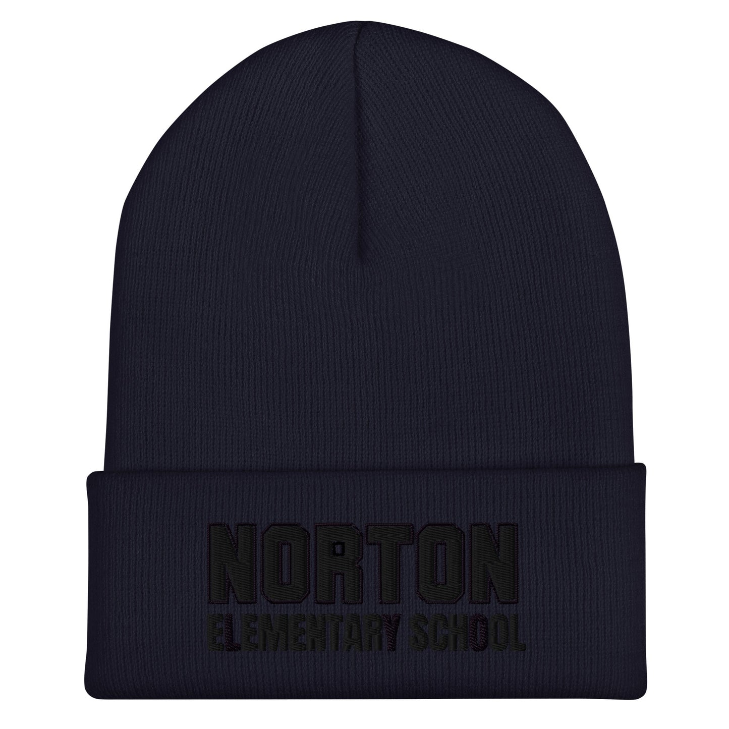 Cuffed Beanie | Norton Elementary School | Block Script Logo