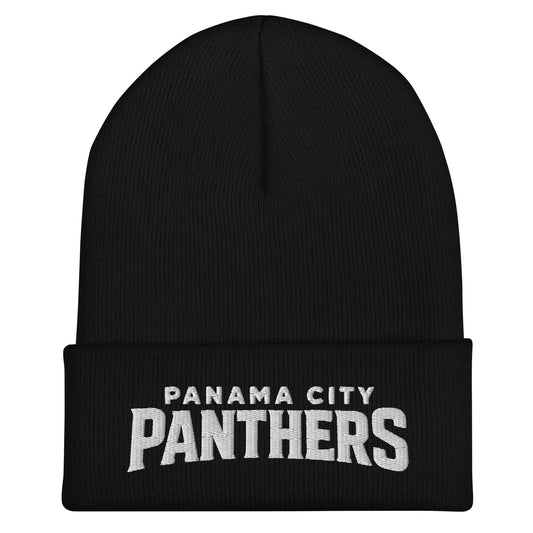 Cuffed Beanie | Panama City Panthers | Modern Script Logo