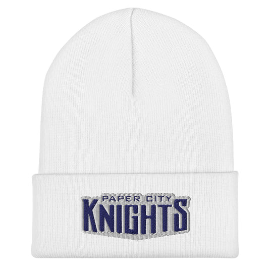 Cuffed Beanie | Paper City Futbol Club | Emblem Logo