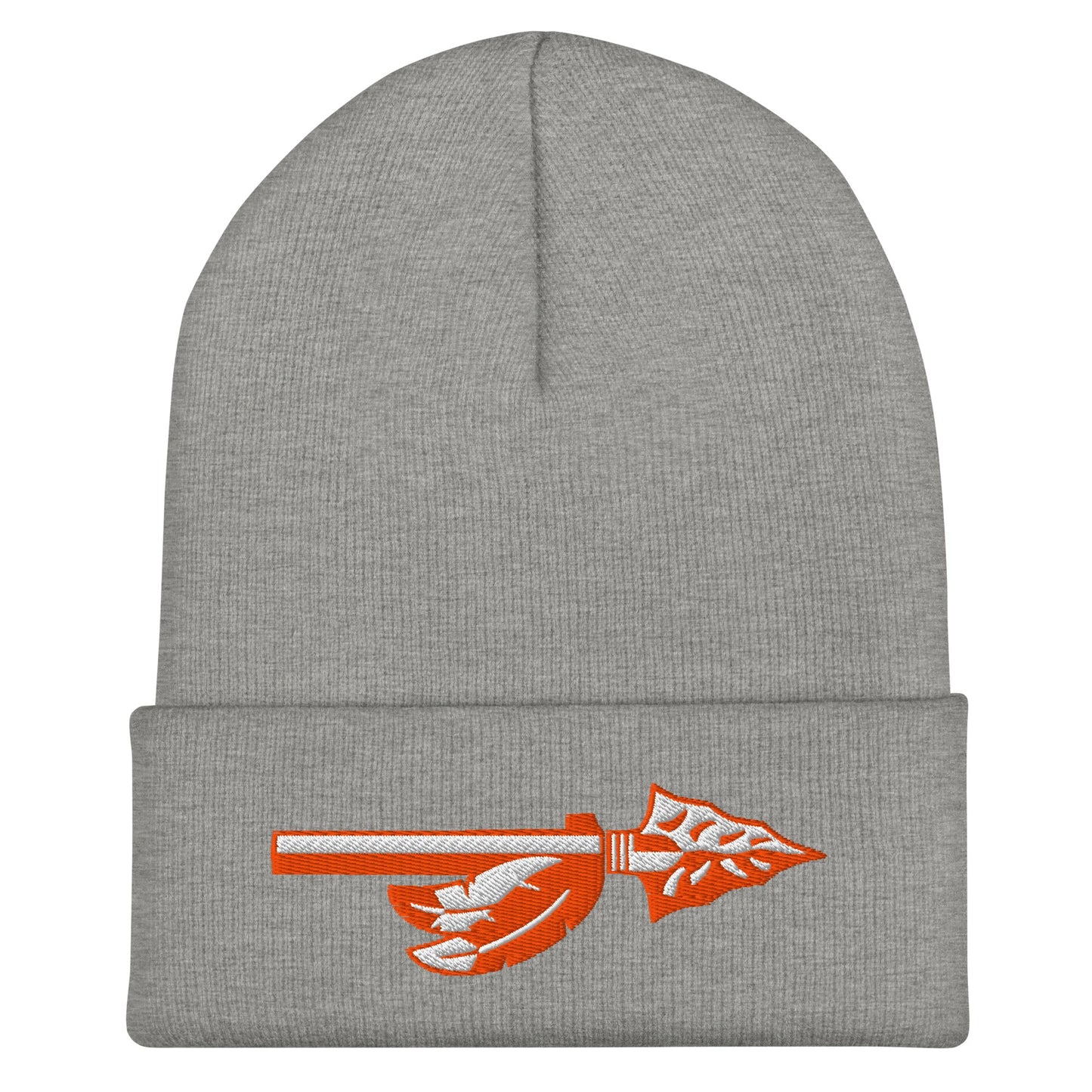 Cuffed Beanie | Powhatan lacrosse | Arrowhead Logo