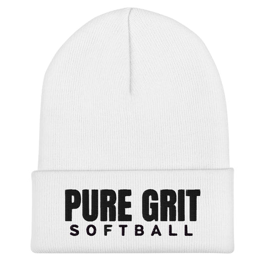Cuffed Beanie | Pure Grit Softball | Main Logo