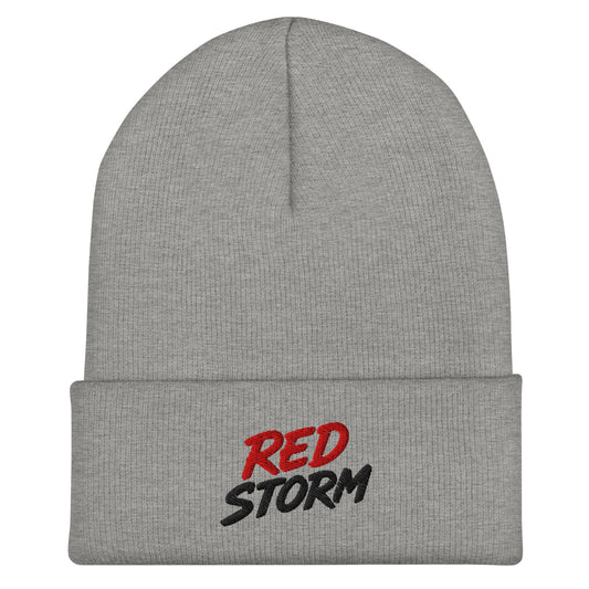 Cuffed Beanie | Red Storm | Crest Logo