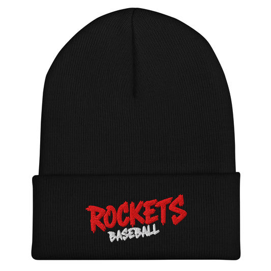 Cuffed Beanie | Rockets Baseball | Rocket Logo
