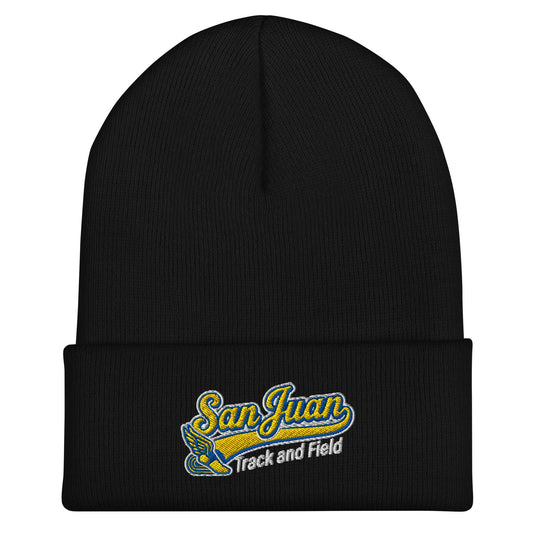 Cuffed Beanie | San Juan Track and Field | Script Logo