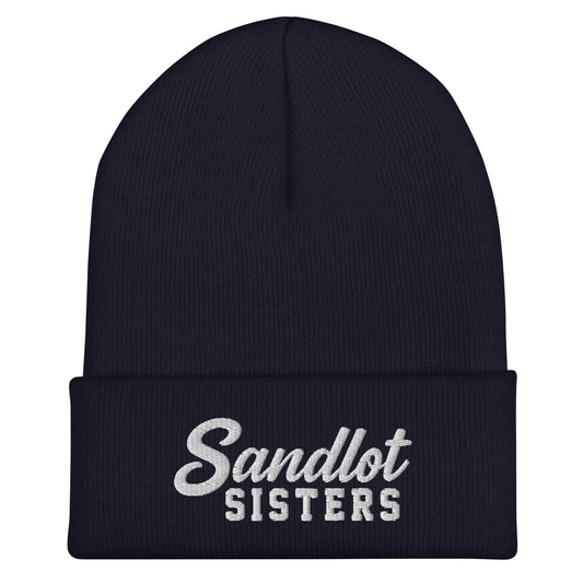 Cuffed Beanie | Sandlot Sisters | Script Logo