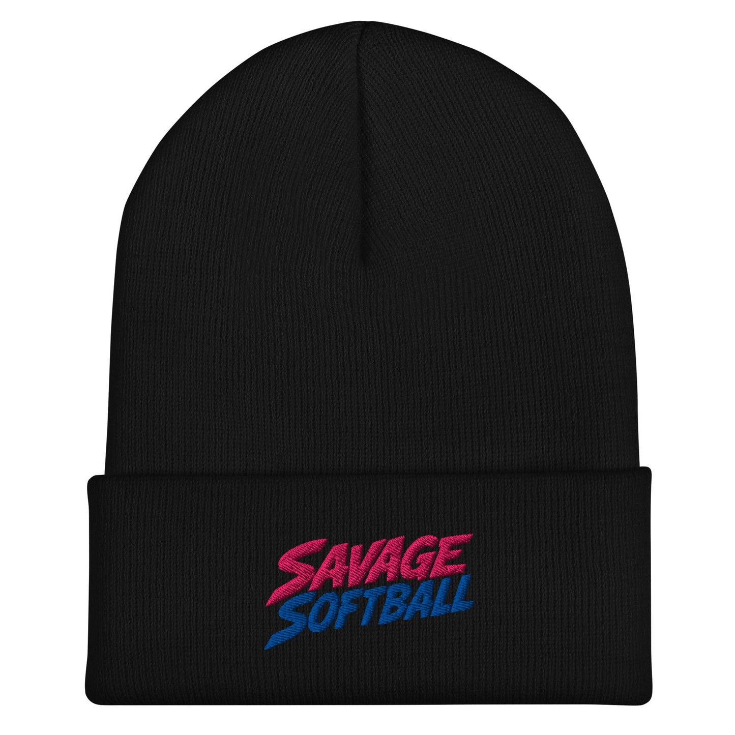Cuffed Beanie | Savage Softball | Mascot Logo