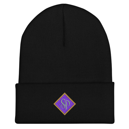 Cuffed Beanie | So Precious Goods | Amethyst Aura Logo