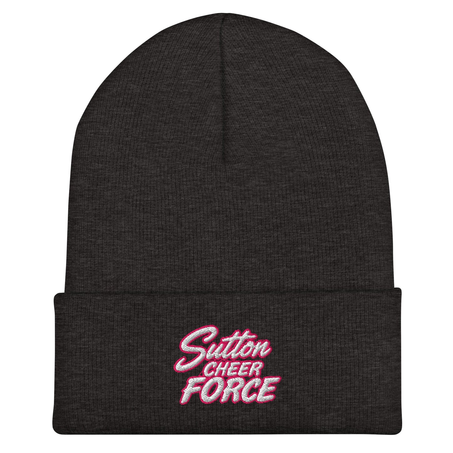 Cuffed Beanie | Sutton Cheer Force | Script Logo