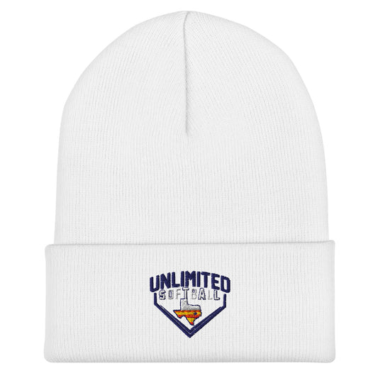Cuffed Beanie | Texas Unlimited | Home Plate Logo