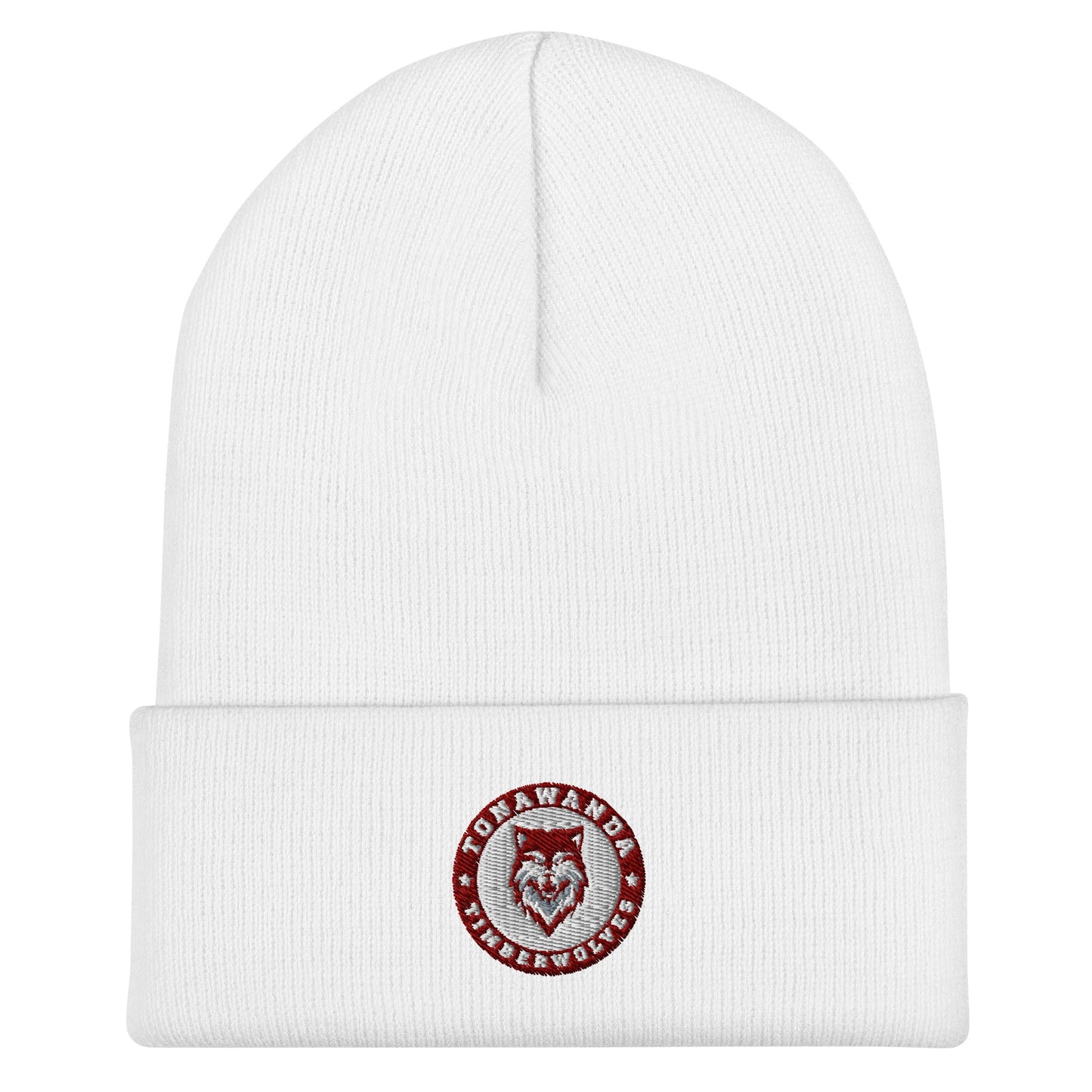 Cuffed Beanie | Tonawanda High School Track and Field | Mascot Badge Logo
