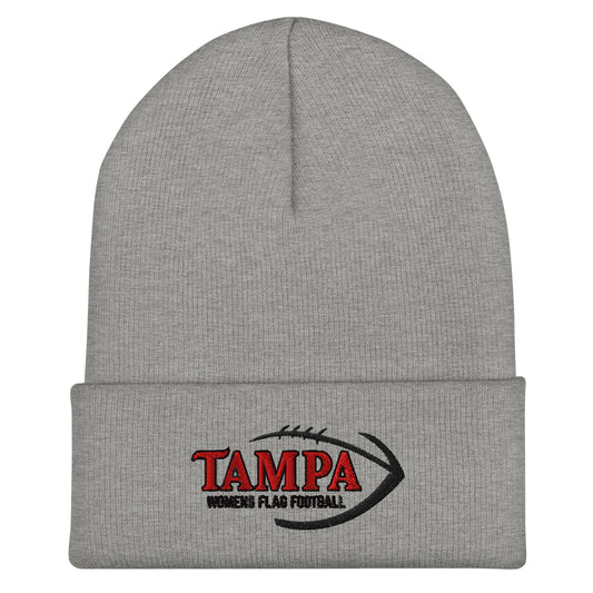 Cuffed Beanie | University of Tampa Women's Flag Football | Alt Logo