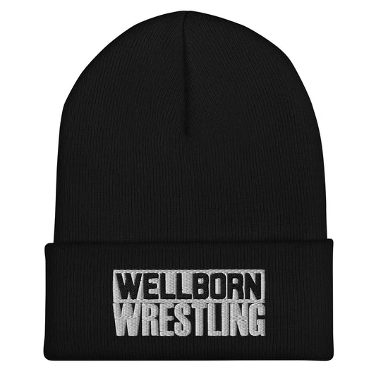Cuffed Beanie | Wellborn Youth Wrestling | Script Logo