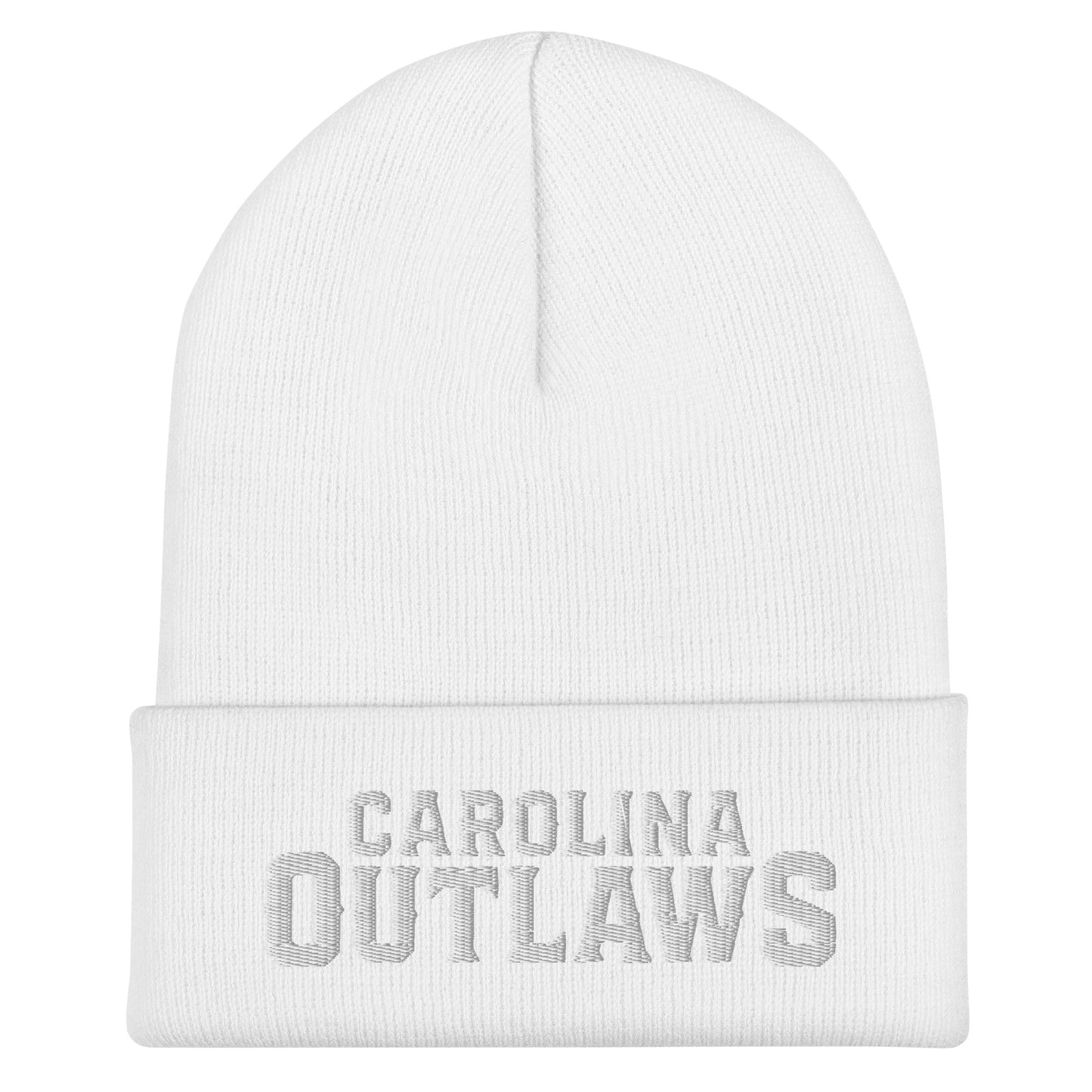 Cuffed Beanie | Carolina Outlaws Baseball | Script Logo