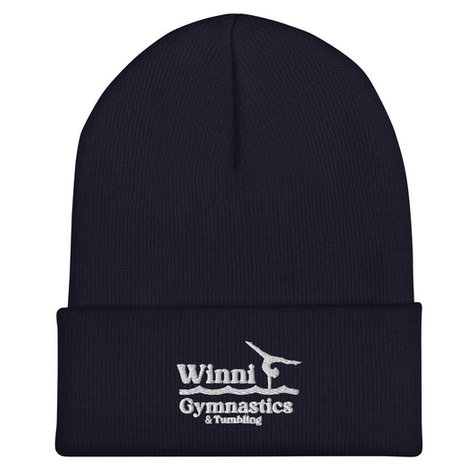 Cuffed Beanie | Winni Gymnastics | Tumbling Logo