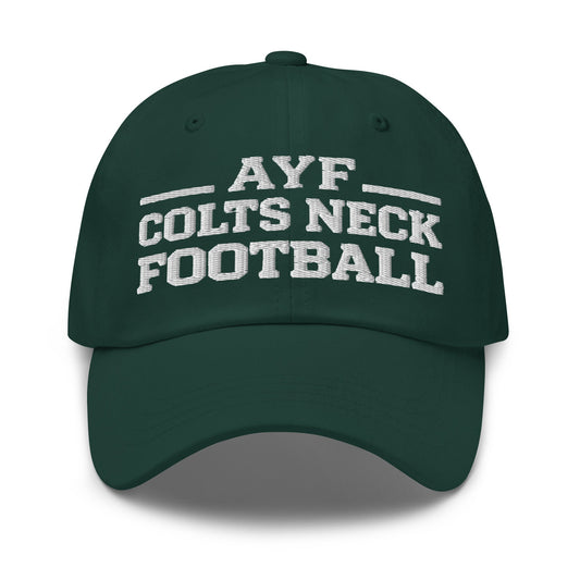 Dad Hat | Colts Neck Cougars | Youth Tackle Football (AYF) | Varsity Badge Logo