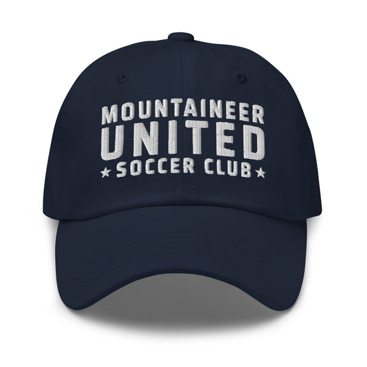 Dad Hat | Mountaineer United Soccer Club | Alpine Crest Logo