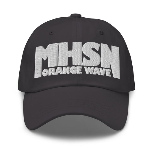 Dad Hat | Orange Wave Marching Band | Crest (Variant) Logo
