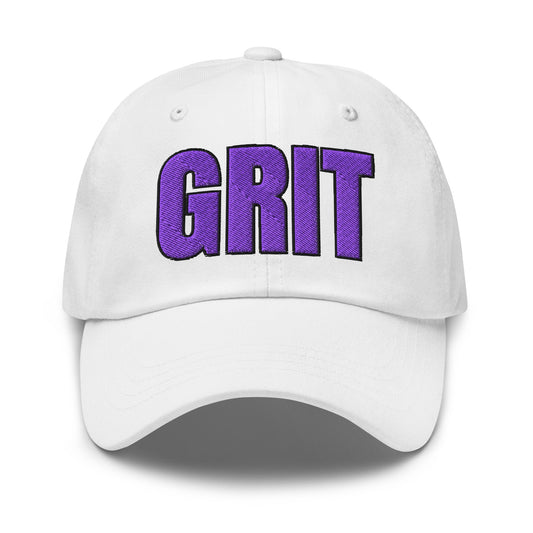 Dad Hat | Pure Grit Softball | Purple Logo