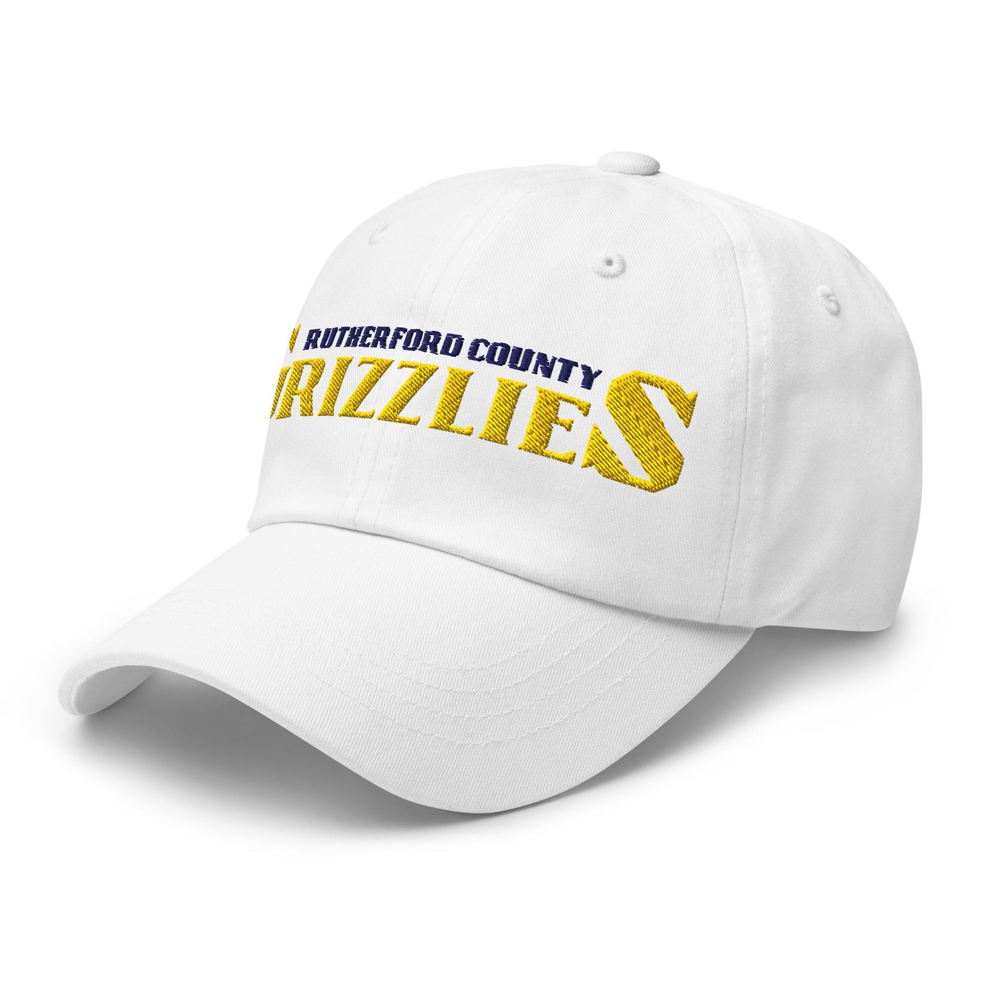 Dad Hat | Rutherford County Grizzlies Football | Script Logo