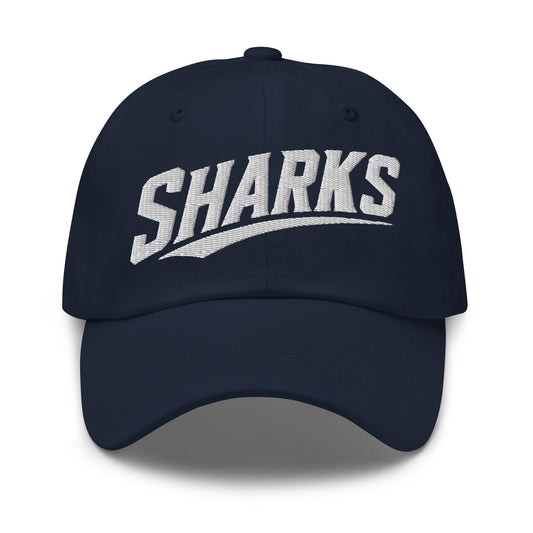 Dad Hat | The Sharks Baseball Team | Script Logo