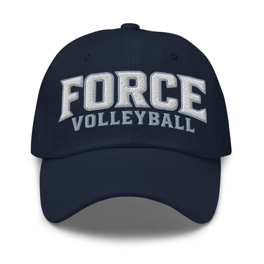 Dad Hat | West Central Force Volleyball | Grey Logo