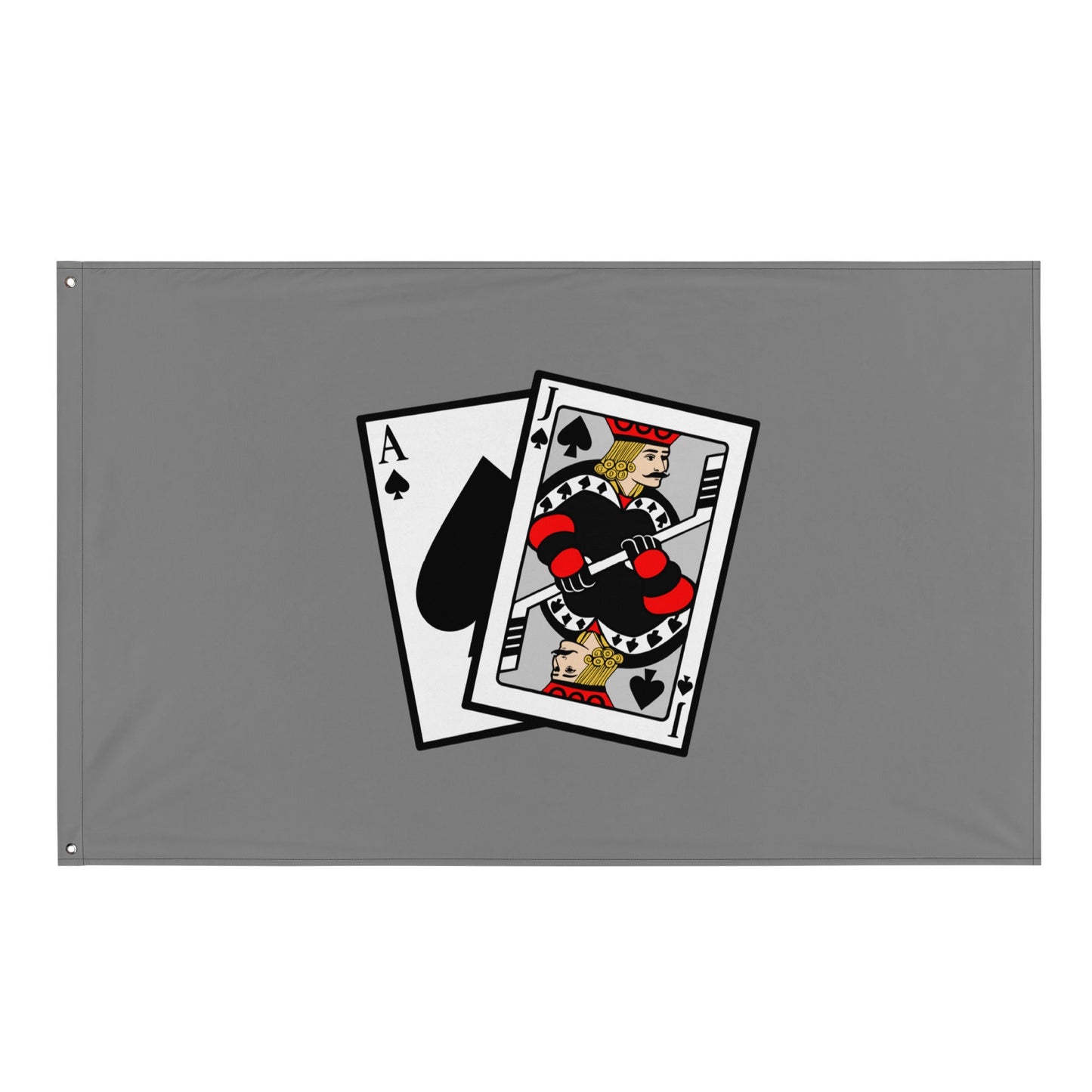 Flag | Blackjack’s Roller Hockey | Royal Spade Crest Logo