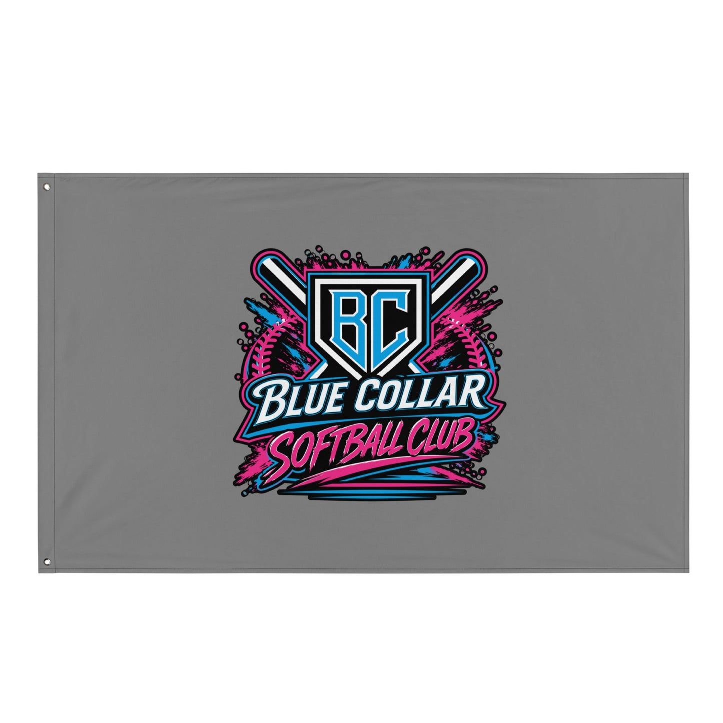 Flag | Blue Collar Softball 2034 | Athletics Logo
