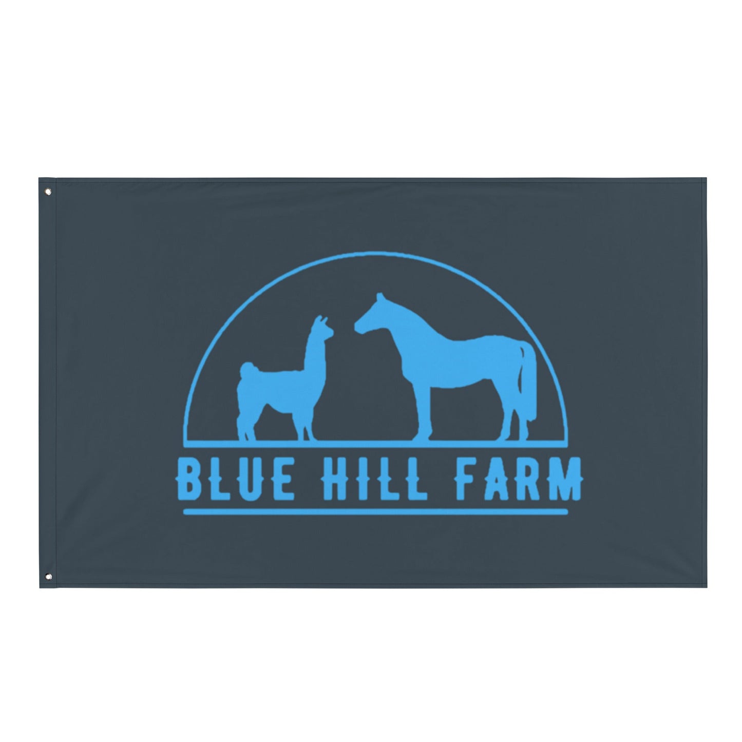 Flag | Blue Hill Farm | Emblem Logo