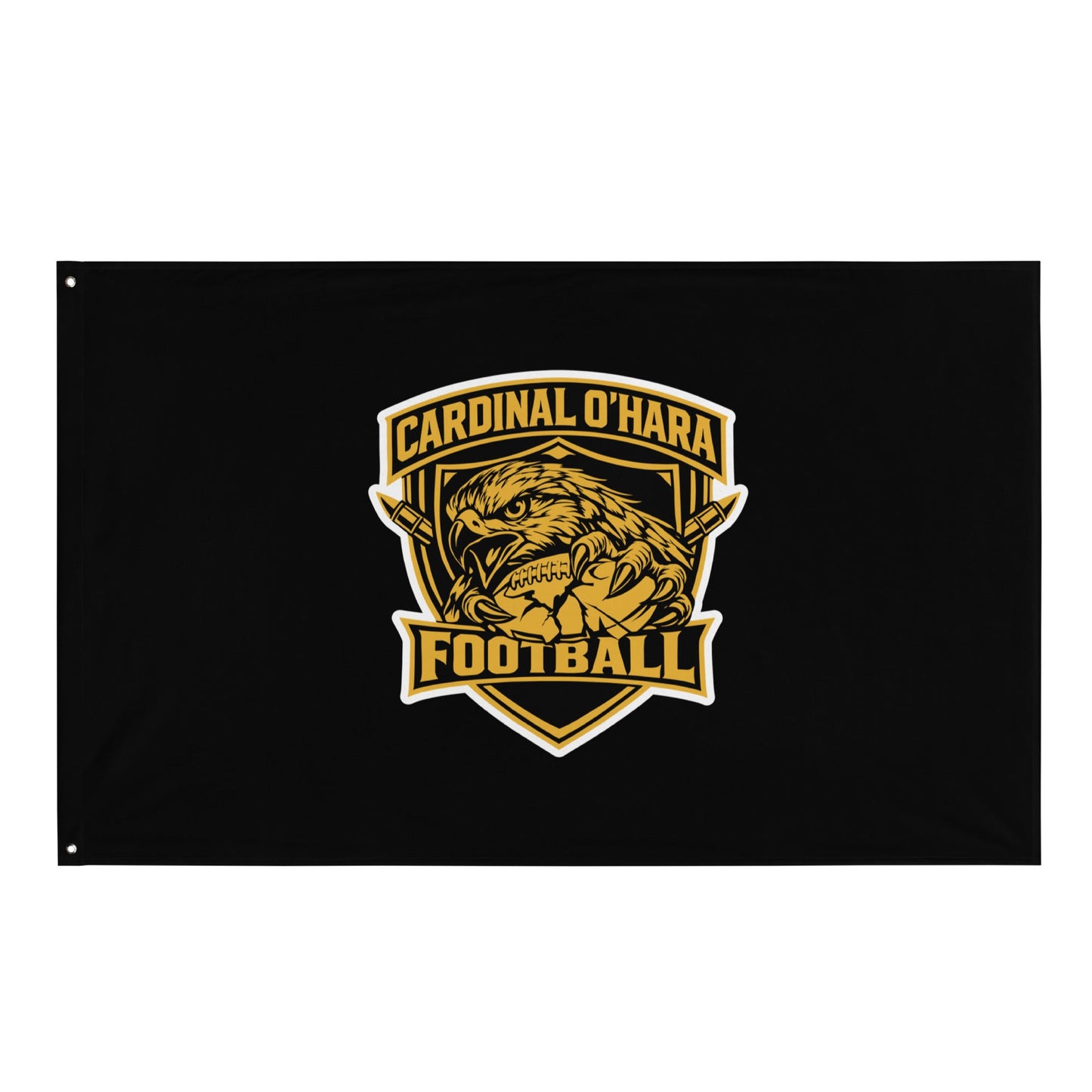 Flag | Cardinal Ohara Hawks | Shield Logo