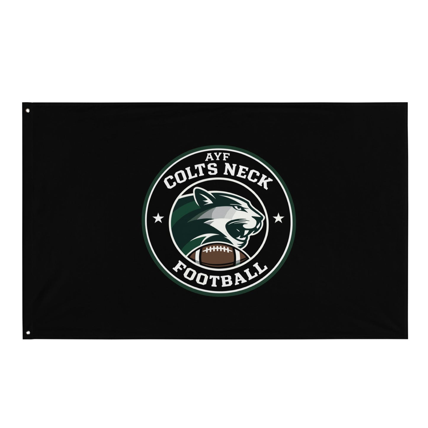 Flag | Colts Neck Cougars | Youth Tackle Football (AYF) | Varsity Badge Logo