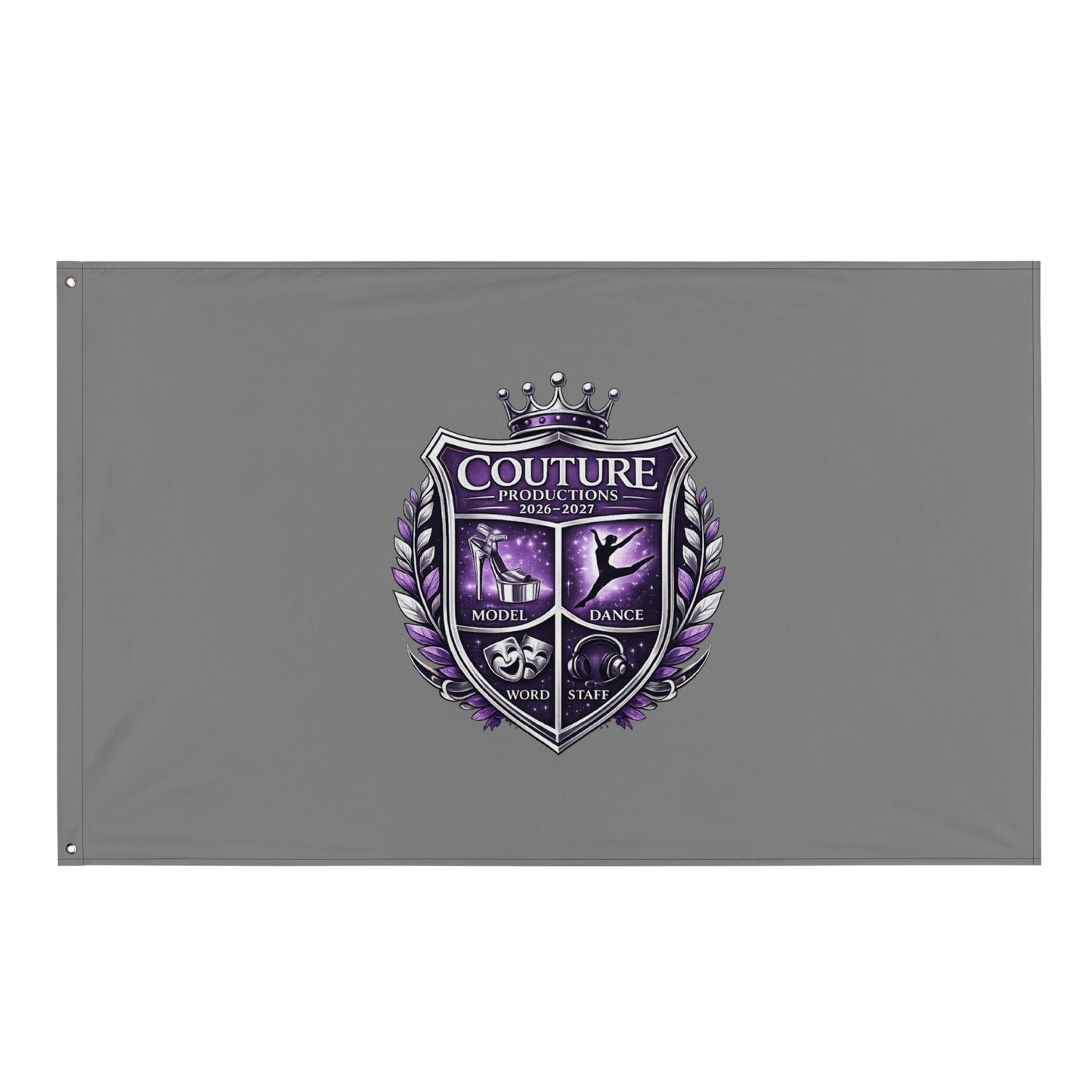 Flag | Couture Productions | Couture Shield Logo