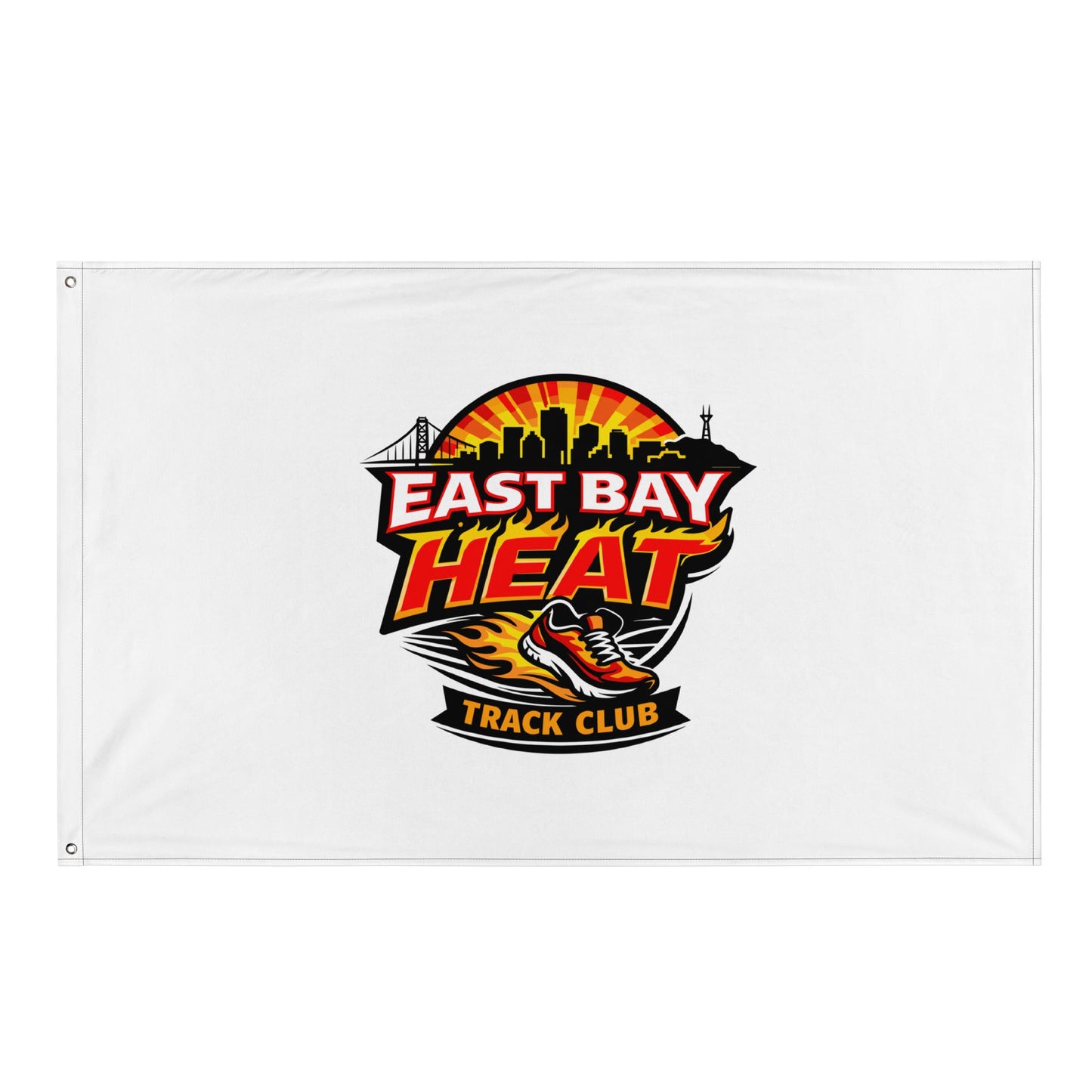 Flag | East Bay Heat Track Club | Alt Logo