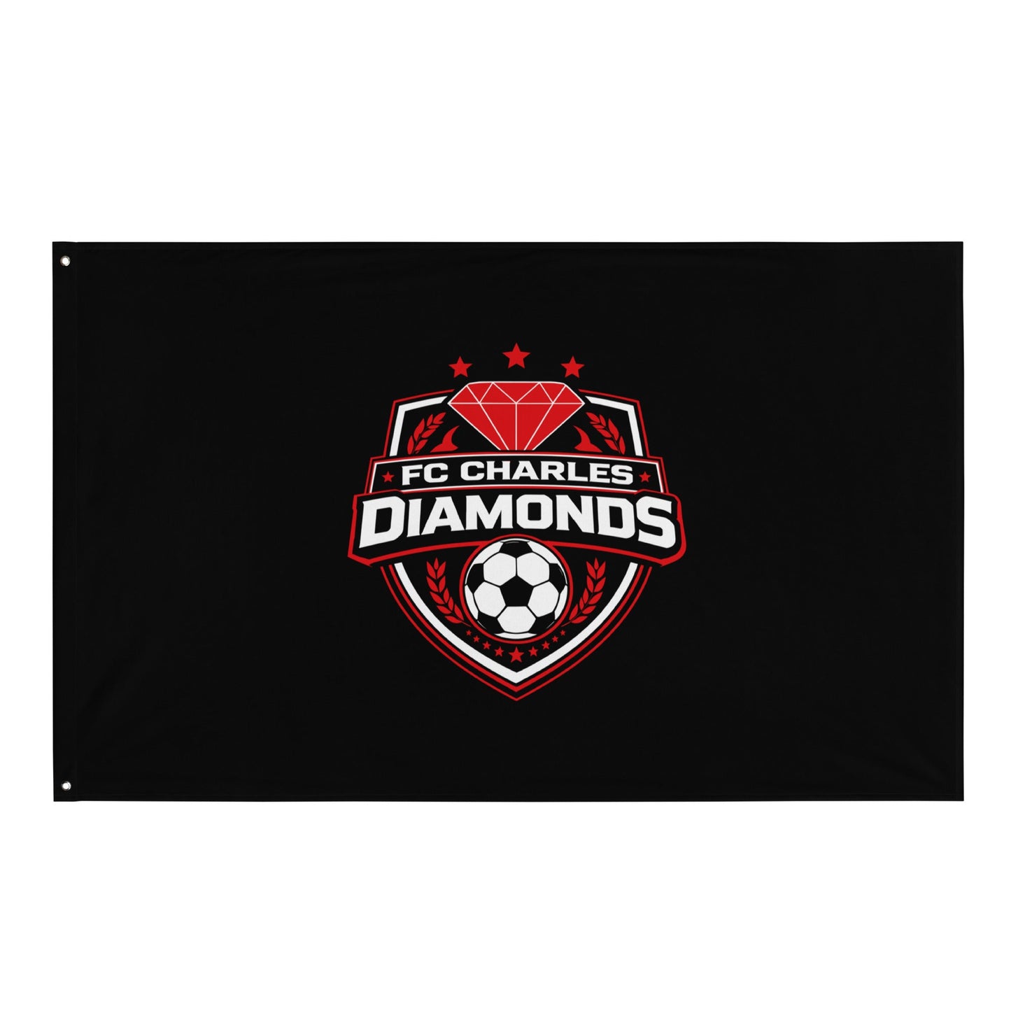 Flag | FC Charles: Diamonds | Shield Logo