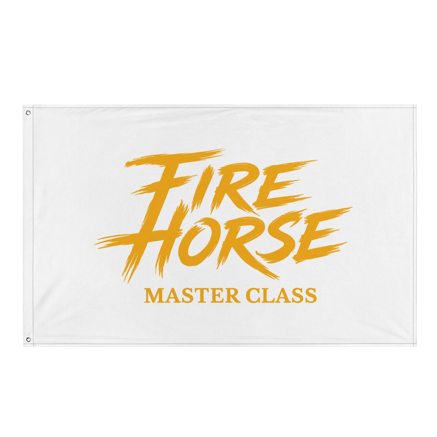 Flag | Fire Horse Masters | Modern Script Logo