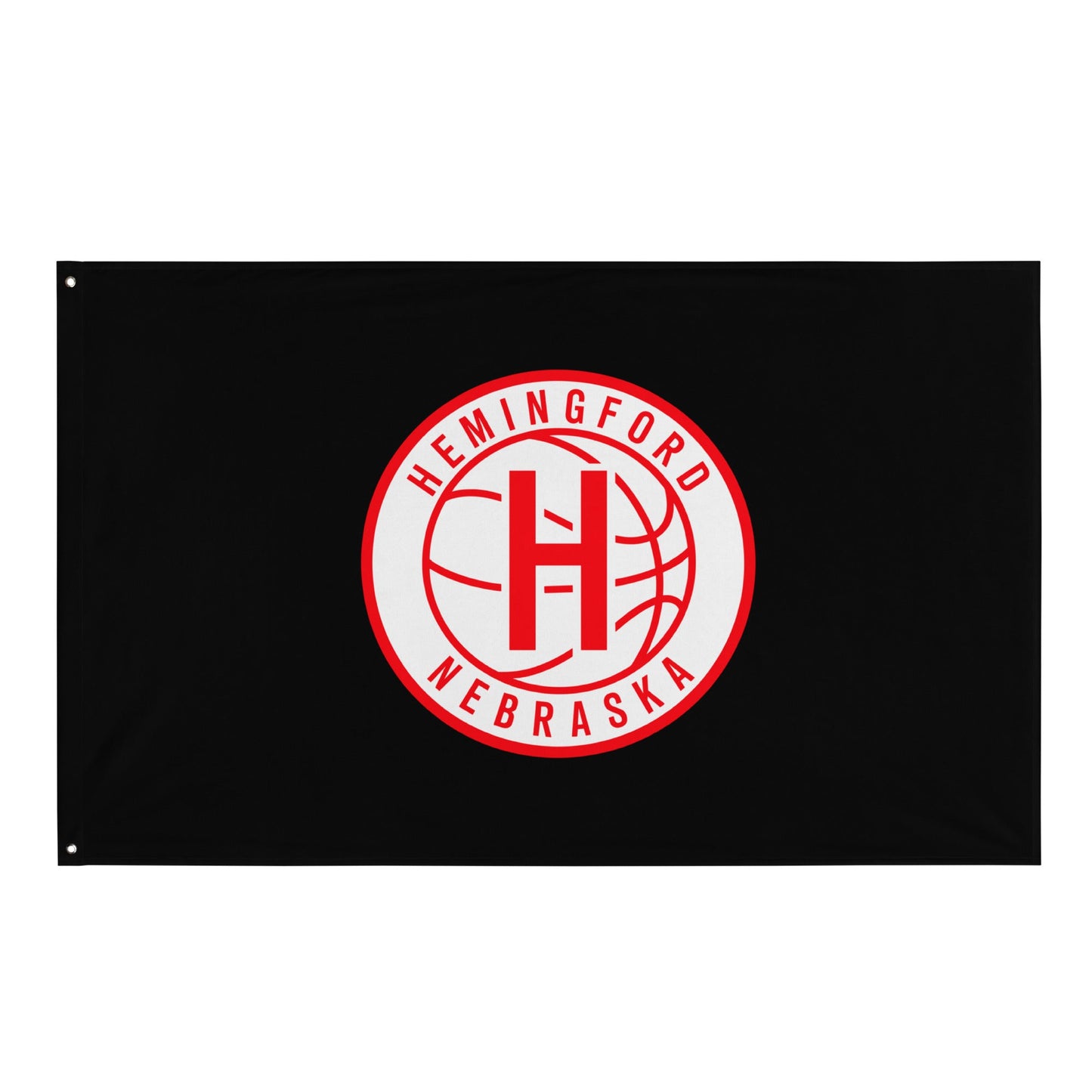 Flag | Hemingford Bobcats | Alt Badge Logo