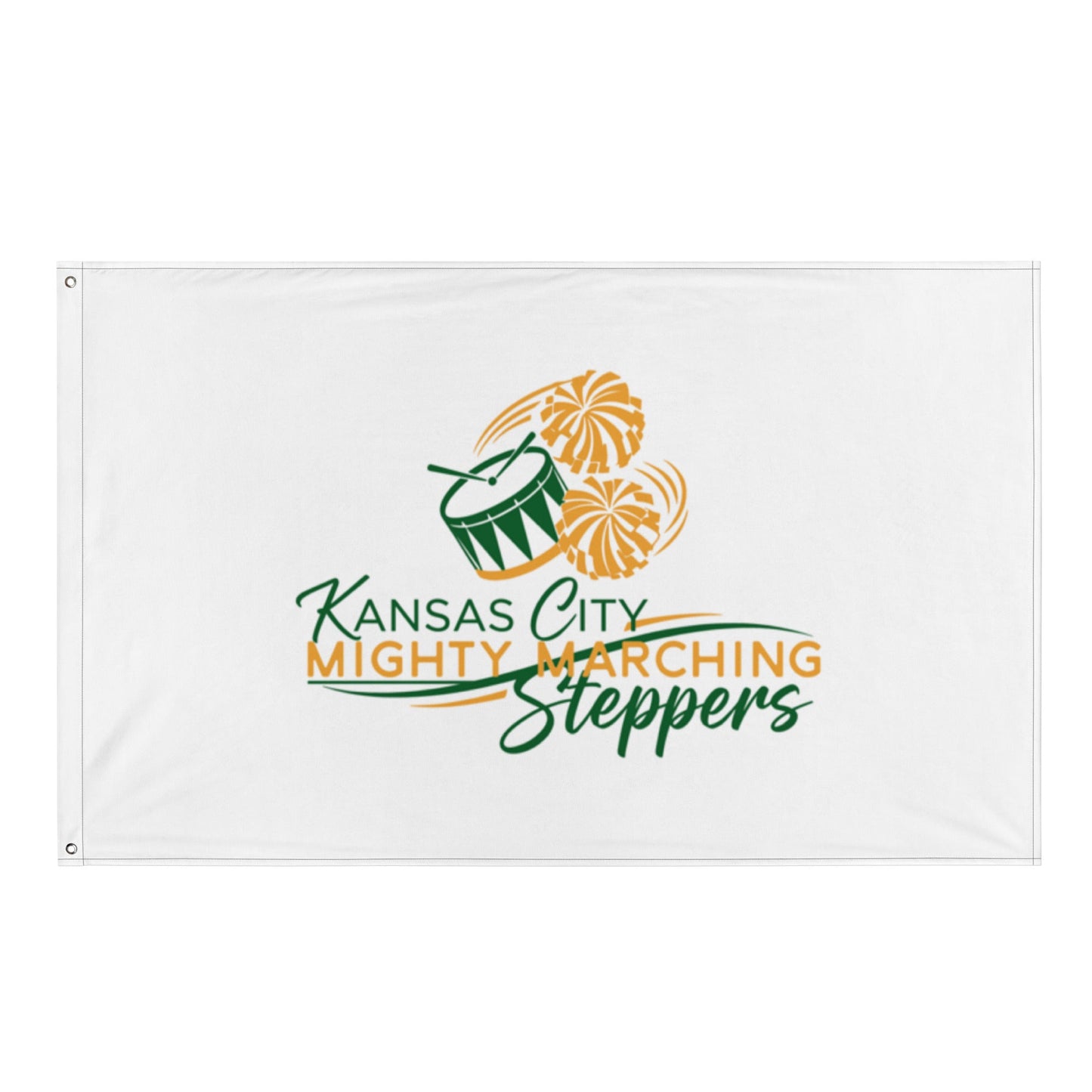 Flag | KC Mighty Marching Steppers | Script Logo