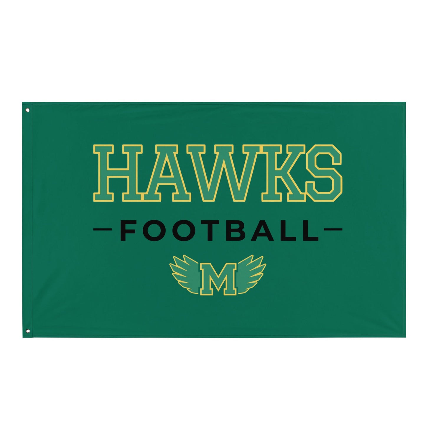 Flag | Lake Minneola Hawks Football | Mark Logo